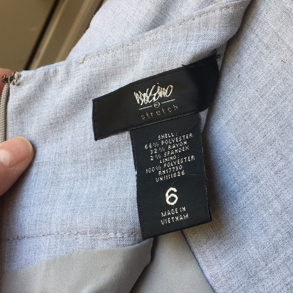 Mossimo Gray stretch pencil skirt. Fully lined - Picture 4 of 5